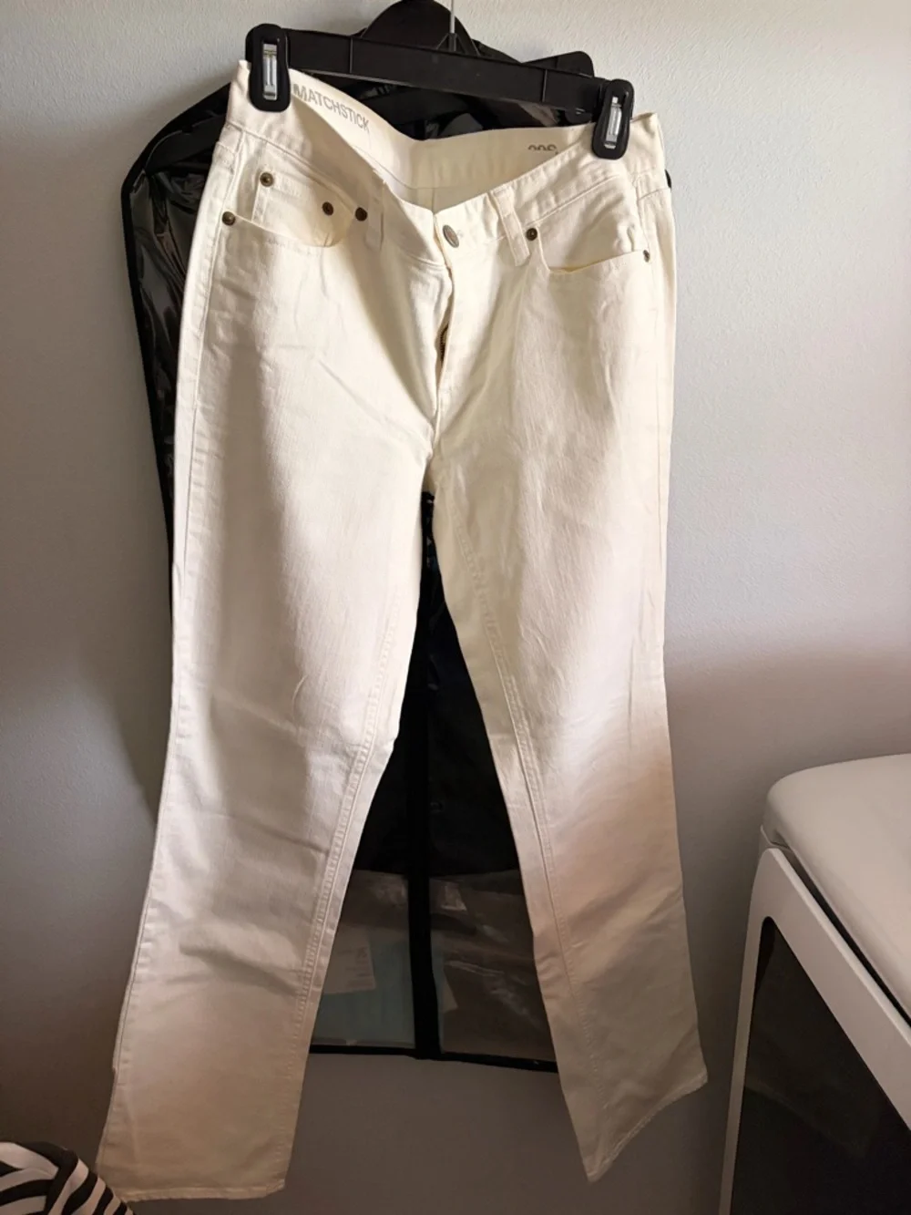 J. Crew Matchstick white/Cream Straight-Leg Women's Jeans